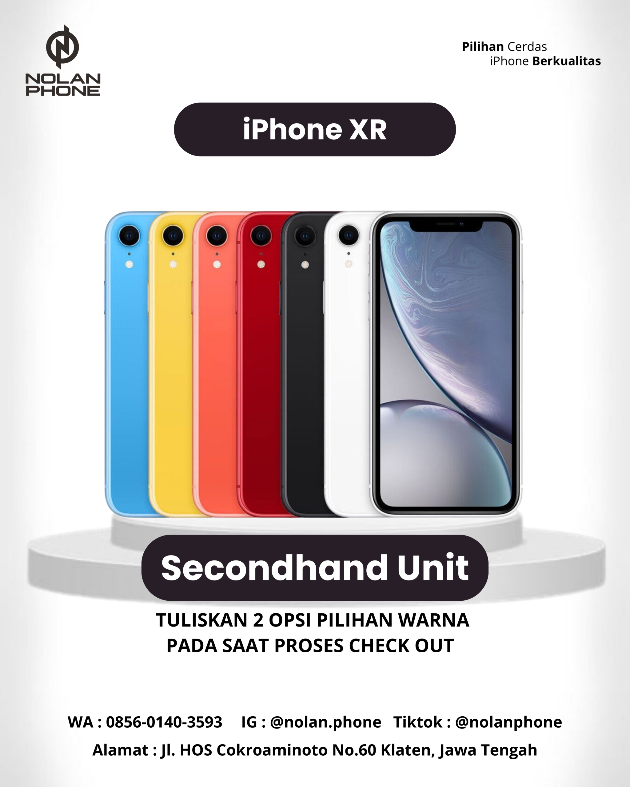 iPhone XR 64GB Secondhand All Provider